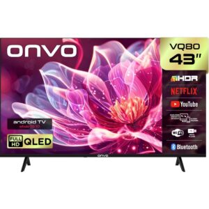 Onvo 43VQ80F3FA 43'' 109 Ekran Uydu Alıcılı Full HD WhaleOS QLED TV