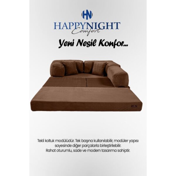 Happy Night Sofya Küçük Köşe | Aktivite Koltuğu | Oyun Koltuğu | Sünger Koltuk | Sinema Koltuğu. 180X180 cm