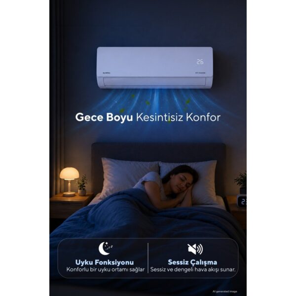 Kumtel Hinoki KMSAC-12 12.000 Btu A++ Inverter Duvar Tipi Split Klima (Montaj Dahil)
