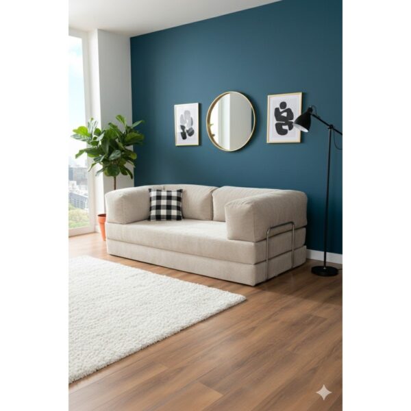 MONAMI Dechome 180 x 90 Midinest Kanepe | Yatakli Koltuğu | Fitilli Kadife Yıkanır | Orginal Sünger|modern Kanepe