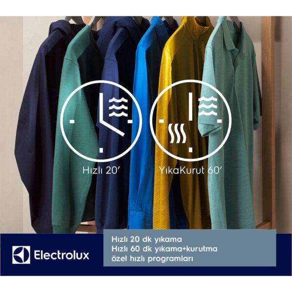 Electrolux EW7W4492T 700 Serisi Steamcare 9/5kg 1400 Devir Buharlı Kurutmalı Çamaşır Makinesi