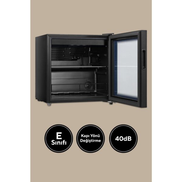 KUMTEL 44L HMB-60 Mini Buzdolabı E Enerji Sınıfı Siyah Renk Büro Tipi Kullanım İçin