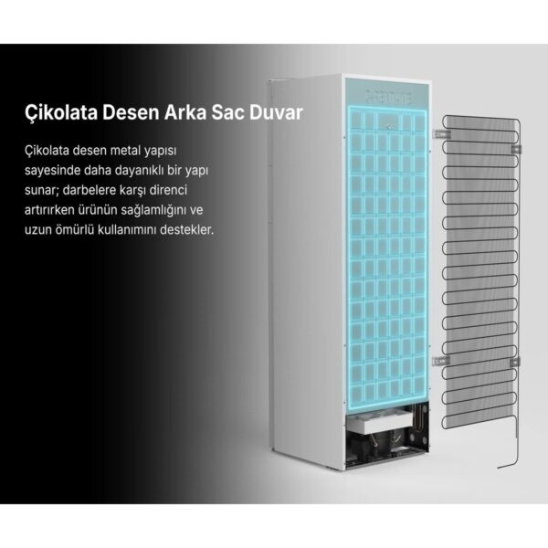 Tecna TDE 7288 7 Çekmeceli 288 Lt. Derin Dondurucu – 7 Yıl Motor Garantili