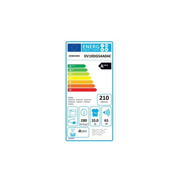 Samsung DV10DG54A0AEAH 10 Kg Çamaşır Kurutma Makinesi