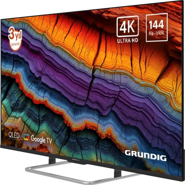 Grundig 55 GQ 800A 55″ 139 Ekran Uydu Alıcılı 4K Ultra HD Google Smart QLED TV
