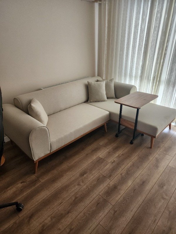 Rebull Köşe Koltuk Takımı Krem
