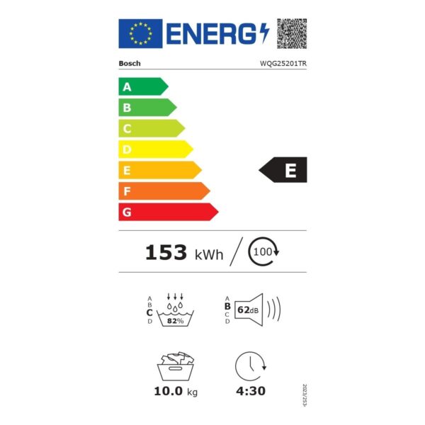 Bosch WQG25201TR Serie 4 Isı Pompalı Kurutma Makinesi 10 kg