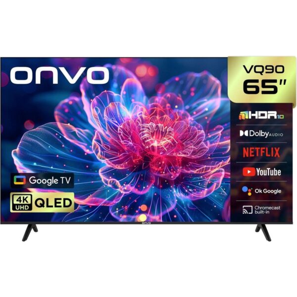 Onvo 50VQ90F3UA 50” 127 Ekran Uydu Alıcılı 4K Ultra HD Google Smart QLED TV
