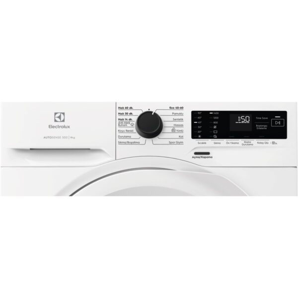 Electrolux EWZF549WT 9 kg 1400 Devir TimeCare 14/30/60 dk Hızlı Yıkama Buharlı Anti Alerji Programlı Inverter Çamaşır Makinesi