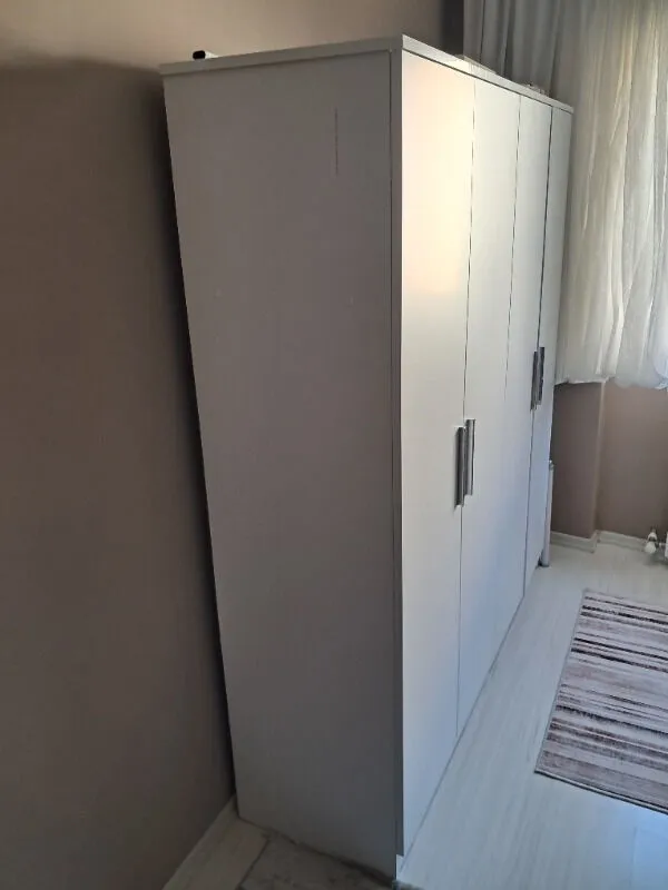 Maya 4 Kapaklı Gardırop Beyaz