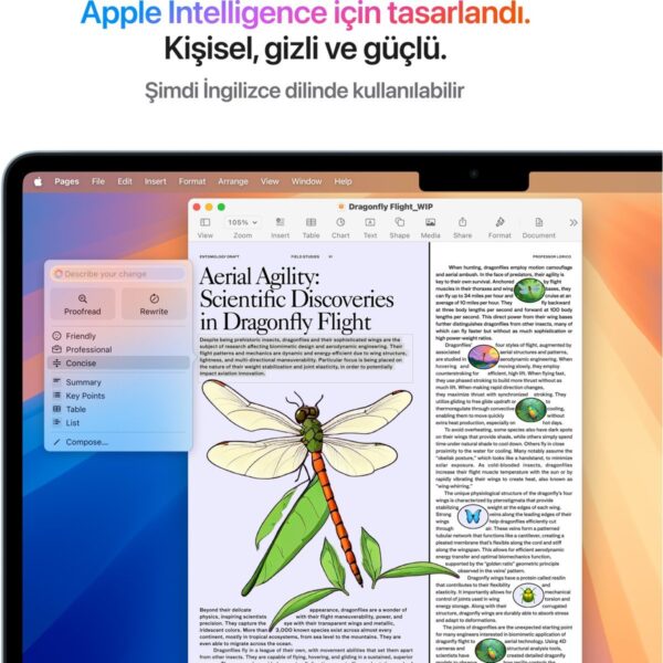 Apple MacBook Air M4 16GB 256GB SSD macOS 13″ Taşınabilir Bilgisayar Gök Mavisi MC6T4TU/A