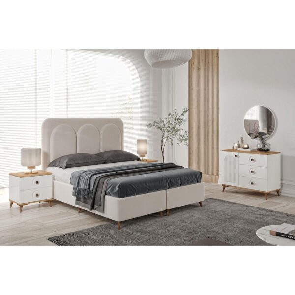 Macera Mobilya Nevada 6 Kapaklı Komple Mdf Yatak Odası Takımı