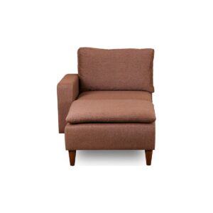 Pafu Lungo Modüler Daybed - Açık Kahve Keten